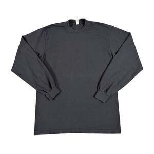 Los Angeles Apparel Black Blank 100% Cotton Long Sleeve Tshirt Size Medium